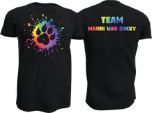 Lade das Bild in den Galerie-Viewer, Bunte Katzen- oder Hundepfote mit Wunschnamen / Rückendruck abwählbar