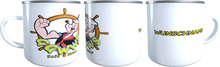 Lade das Bild in den Galerie-Viewer, GGWWS Emaille Tasse mit Deinem Wunschnamen