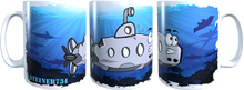 Lade das Bild in den Galerie-Viewer, Schwimmen wie ein Stein / Uboot Tasse