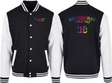Lade das Bild in den Galerie-Viewer, College Jacke / Deichpunk Design Style / schwarz/weiß