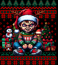 Lade das Bild in den Galerie-Viewer, Horror Xmas Hoodie / verschiedene Figuren