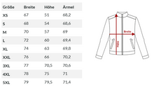 Lade das Bild in den Galerie-Viewer, College Jacke / Deichpunk Design Style / schwarz/weiß