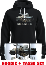Lade das Bild in den Galerie-Viewer, Panzer VI (Tiger) Hoodie + Tasse Set