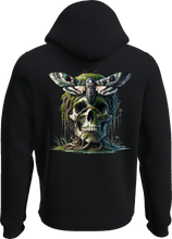 Lade das Bild in den Galerie-Viewer, Skull & Totenkopfmotte Hoodie / Aufdruck vorn oder hinten