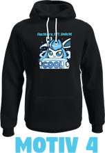 Lade das Bild in den Galerie-Viewer, Der nachtara_197_unlicht Emote Hoodie Motiv 1-5