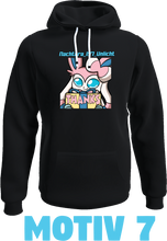 Lade das Bild in den Galerie-Viewer, Der nachtara_197_unlicht Emote Hoodie Motiv 6-9