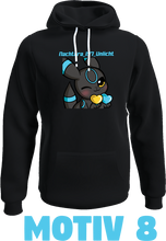 Lade das Bild in den Galerie-Viewer, Der nachtara_197_unlicht Emote Hoodie Motiv 6-9