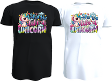 Lade das Bild in den Galerie-Viewer, Einhorn Shirt - Sparkle / schwarz oder weiß