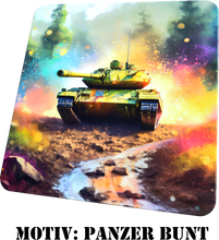 Lade das Bild in den Galerie-Viewer, Untersetzer Panzermotiv / 3 Varianten