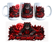 Lade das Bild in den Galerie-Viewer, derWolfpack Tasse XL / der oder die mit dem Wolf tanzt / 2 Varianten