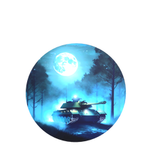 Lade das Bild in den Galerie-Viewer, Die Panzer Untersetzer in rund / Als Set oder einzeln