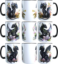 Lade das Bild in den Galerie-Viewer, Aquarell Drachen Tasse / 3 Varianten
