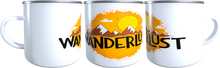 Lade das Bild in den Galerie-Viewer, Wanderlust Emailletasse
