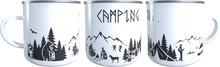 Lade das Bild in den Galerie-Viewer, Camping Emailletasse
