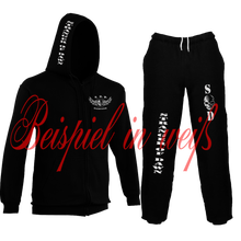 Lade das Bild in den Galerie-Viewer, SoD Jogginganzug mit Zoodie und Clannamen / viele Farben möglich