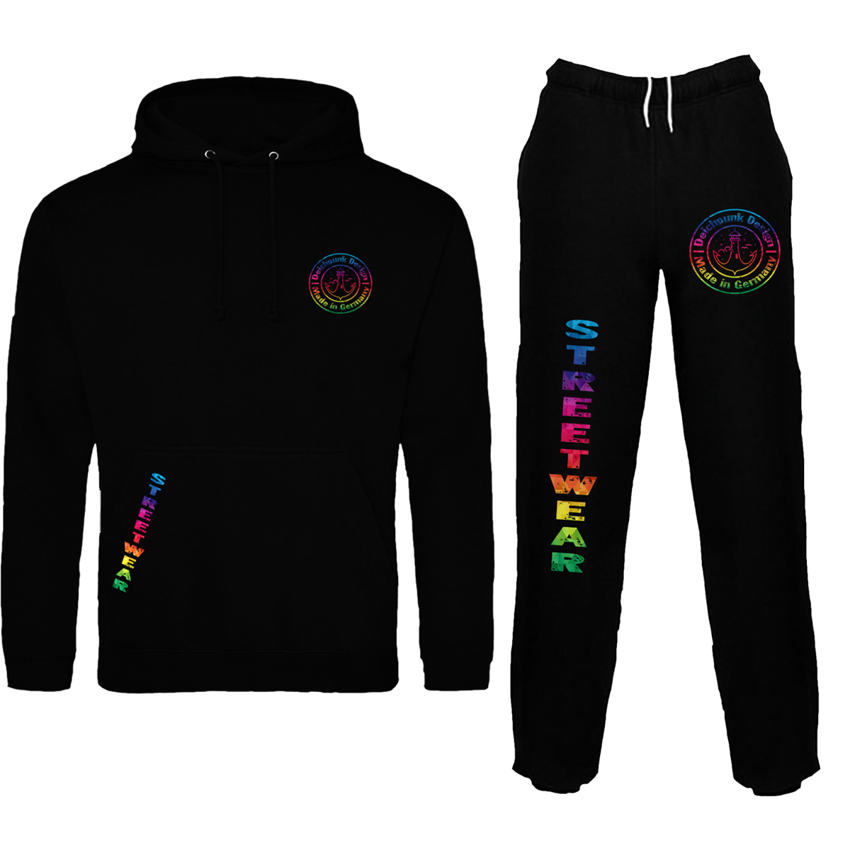 Duohropke Jogginganzug Herren - Los Angeles Print Hoodie & Hose Set