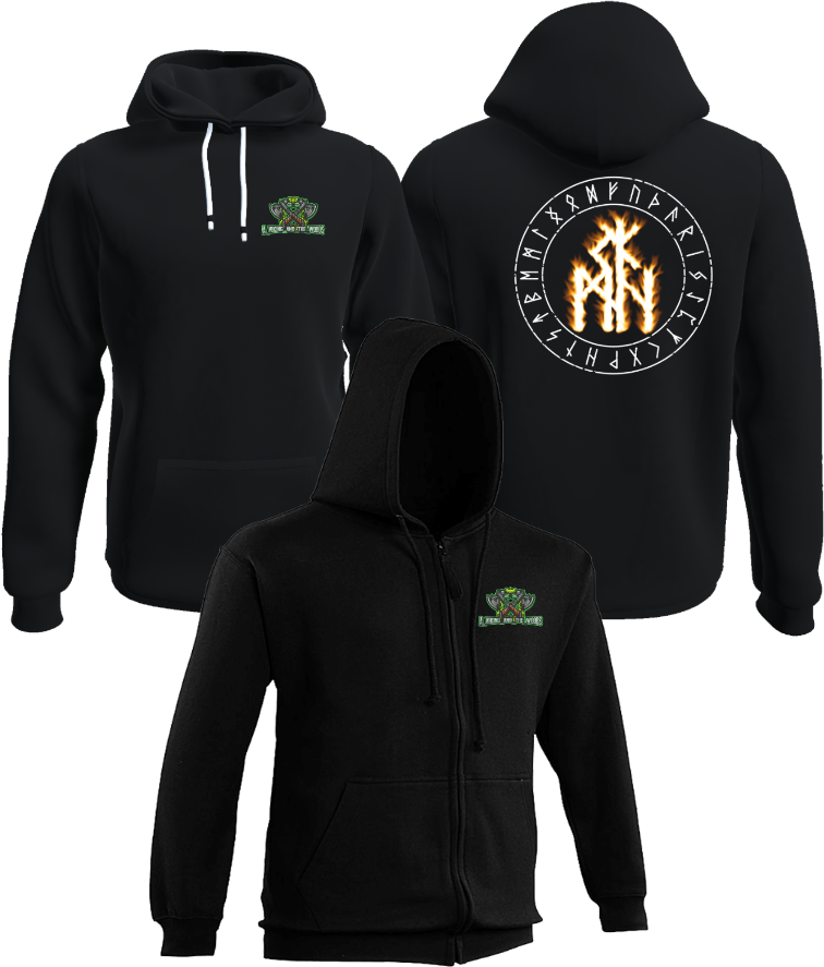 Der A_Viking_and_the_Woods Hoodie oder Zoodie