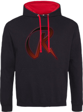 Lade das Bild in den Galerie-Viewer, Ra9narokkr Hoodie schwarz/rot