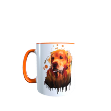 Lade das Bild in den Galerie-Viewer, Golden Retriever Tasse (doppelseitig bedruckt)