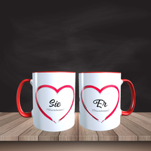 Lade das Bild in den Galerie-Viewer, Valentinstag Pärchentassen