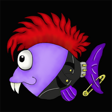 Lade das Bild in den Galerie-Viewer, Der Deichpunk Fisch Hoodie