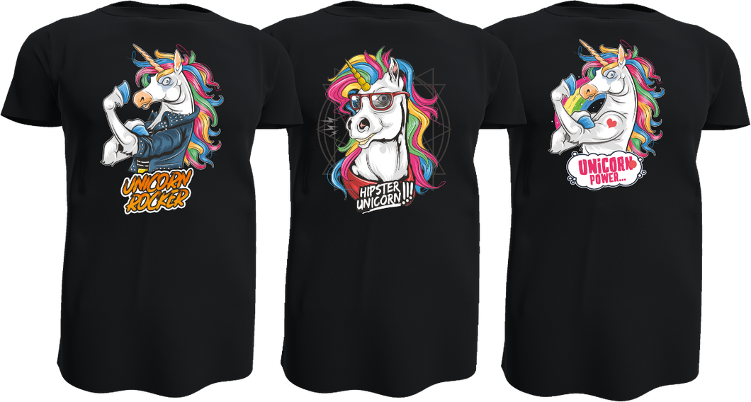Unicorn Shirt - 3 Varianten