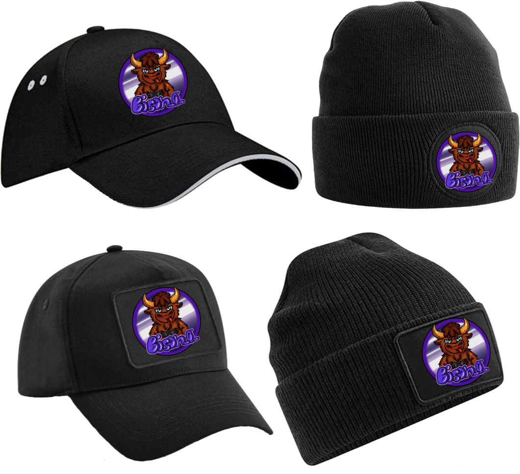 Die BISON_0_ Cappy, Mütze oder Cappy mit Patch