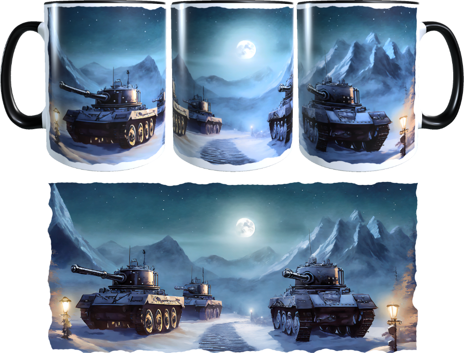 Mottotasse Panzer - Motiv 4