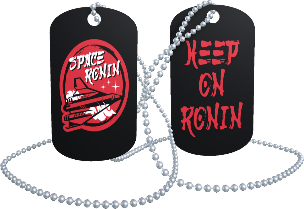 Space Ronin Dog Tag