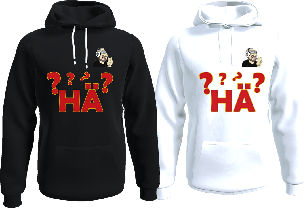 Der Painterchen HÄ Hoodie / schwarz oder weiß