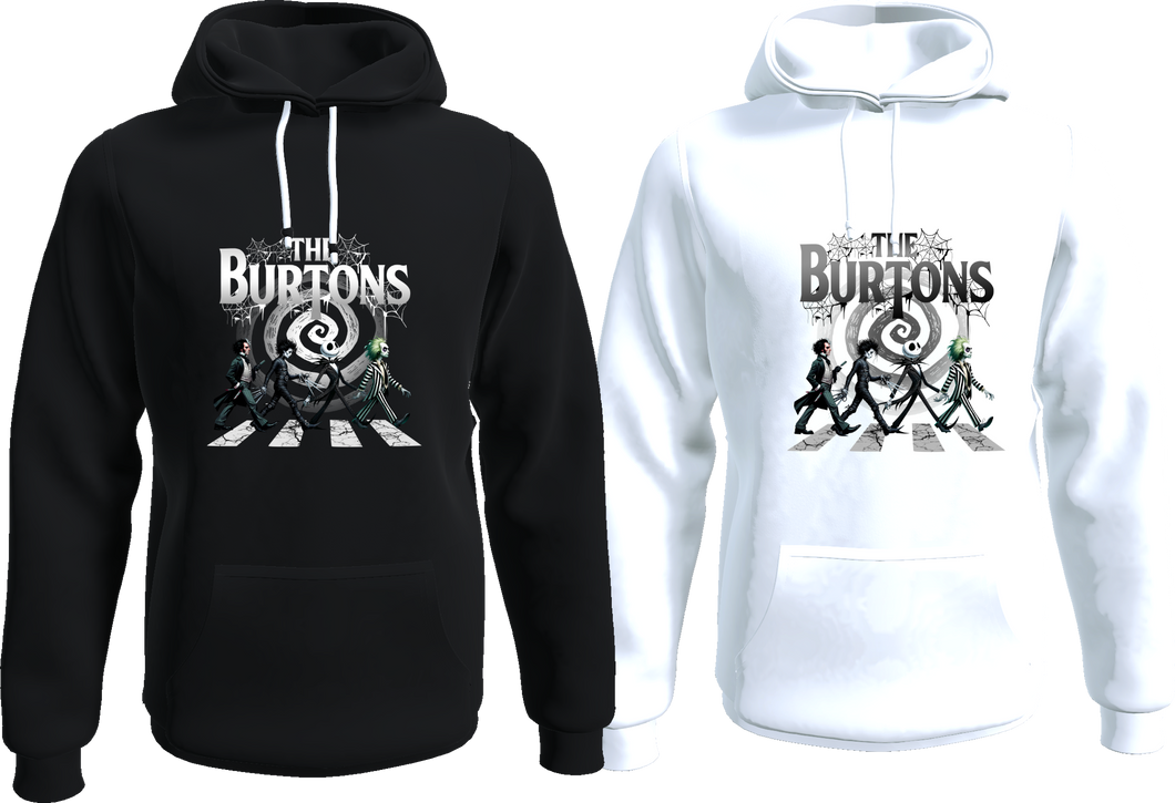 The Burtons - Hoodie / schwarz oder weiß