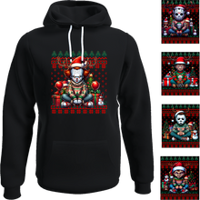 Lade das Bild in den Galerie-Viewer, Horror Xmas Hoodie / verschiedene Figuren
