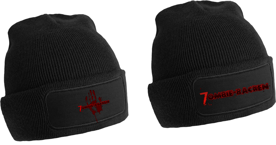 Die Zombie-Backen Mütze mit aufgenähtem Patch / 2 Varianten