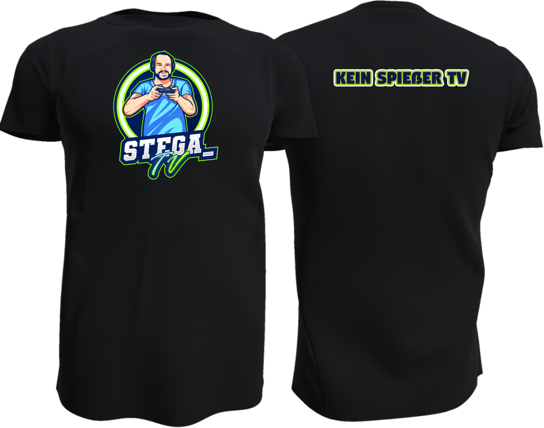 Das stega_TV Shirt │ großes Logo