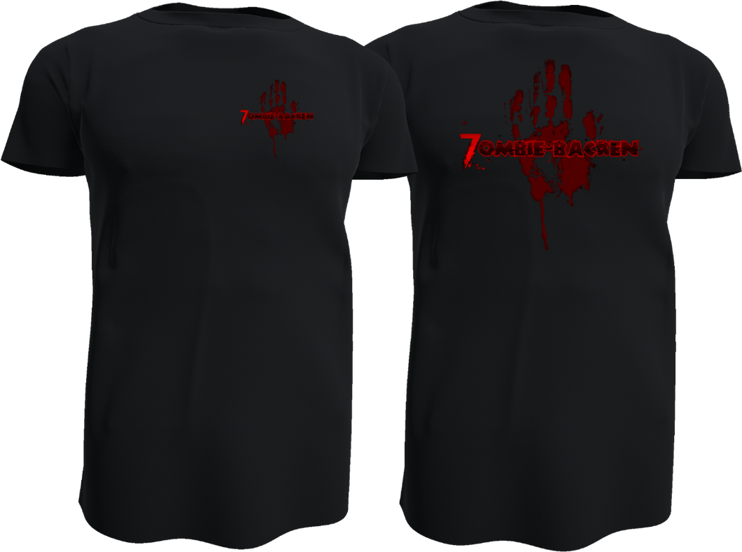 Das Zombie-Backen Shirt │ kleines oder großes Logo