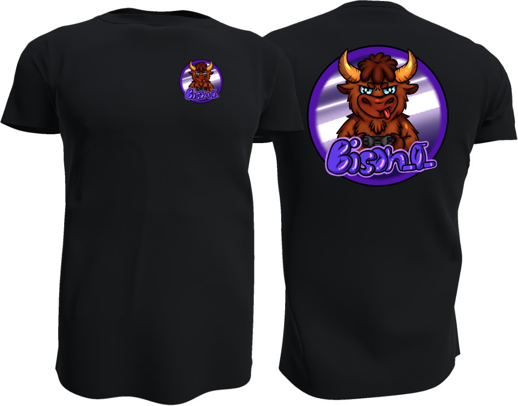Das BISON_0_ Shirt schwarz