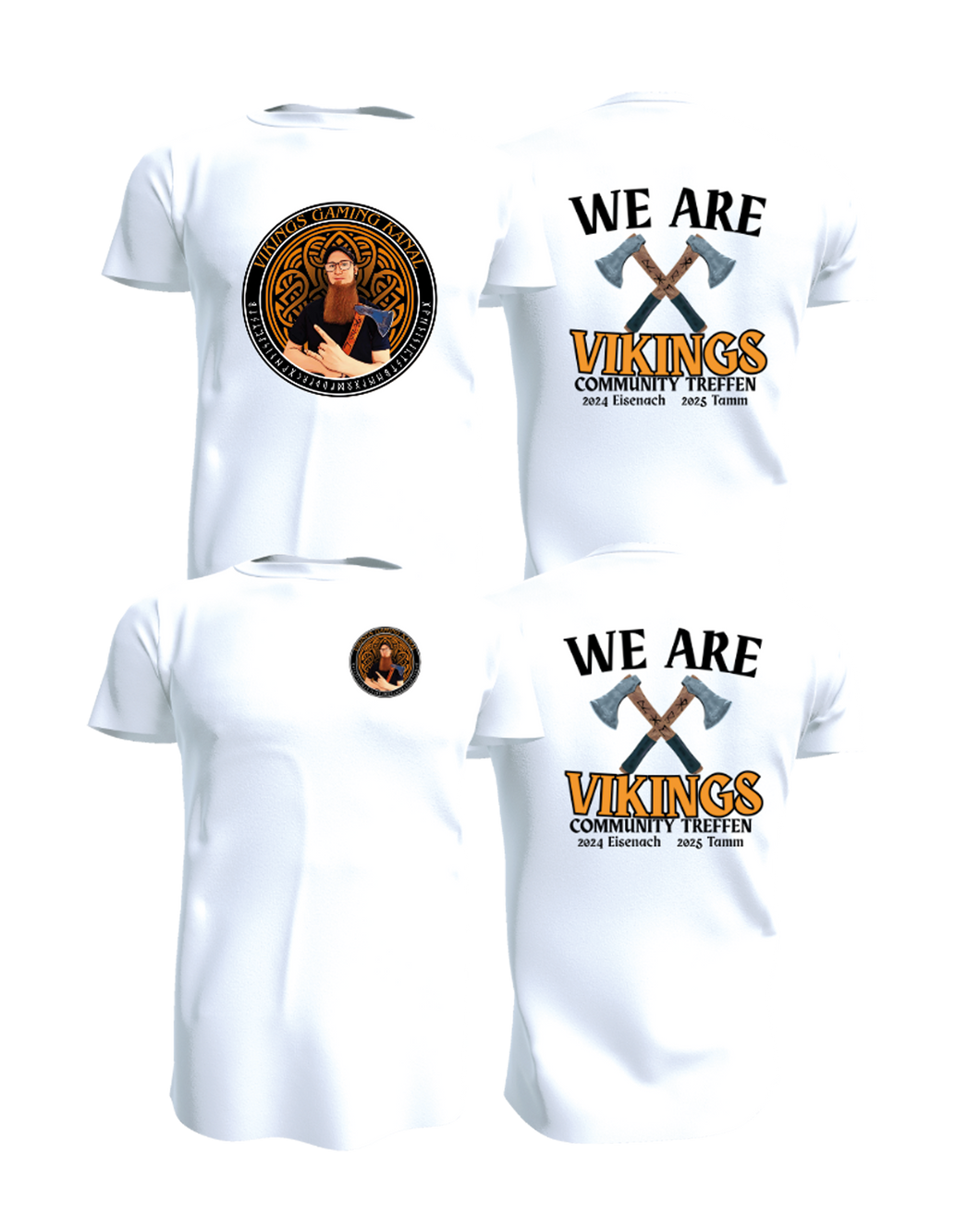 We are Vikings 2025 - Community Treffen Shirt / weiß / 2 Varianten