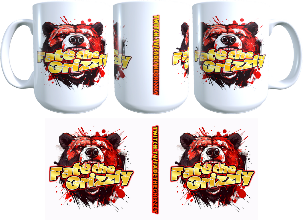 Die FateTheGrizzly Tasse / Grizzly / XL