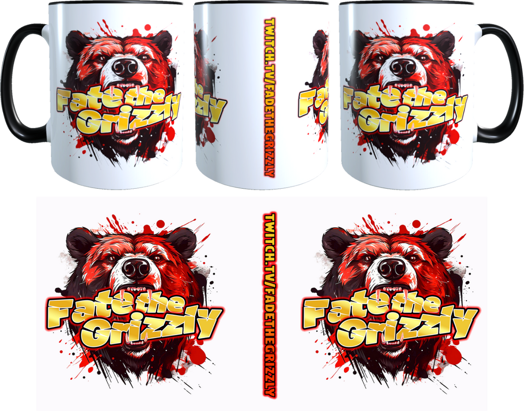 Die FateTheGrizzly Tasse / Grizzly / Two Tone