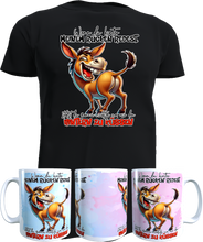 Lade das Bild in den Galerie-Viewer, Lustiges Esel Motiv Shirt oder Tasse

