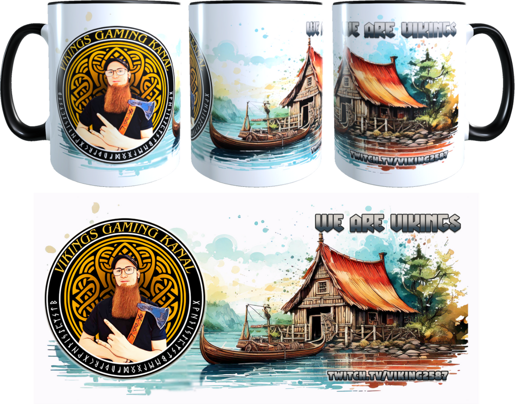 Die Viking2587 Tasse im Dorf Design