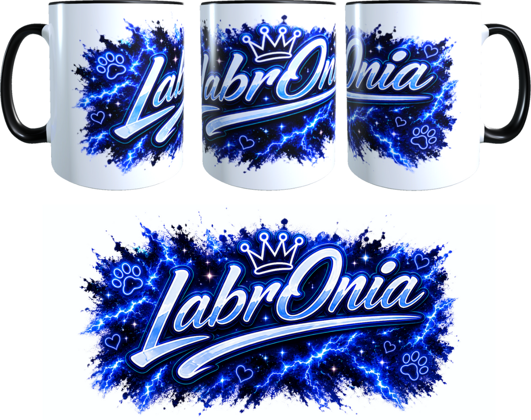 Die LabrOnia Tasse Schriftzug – Deichpunk Design