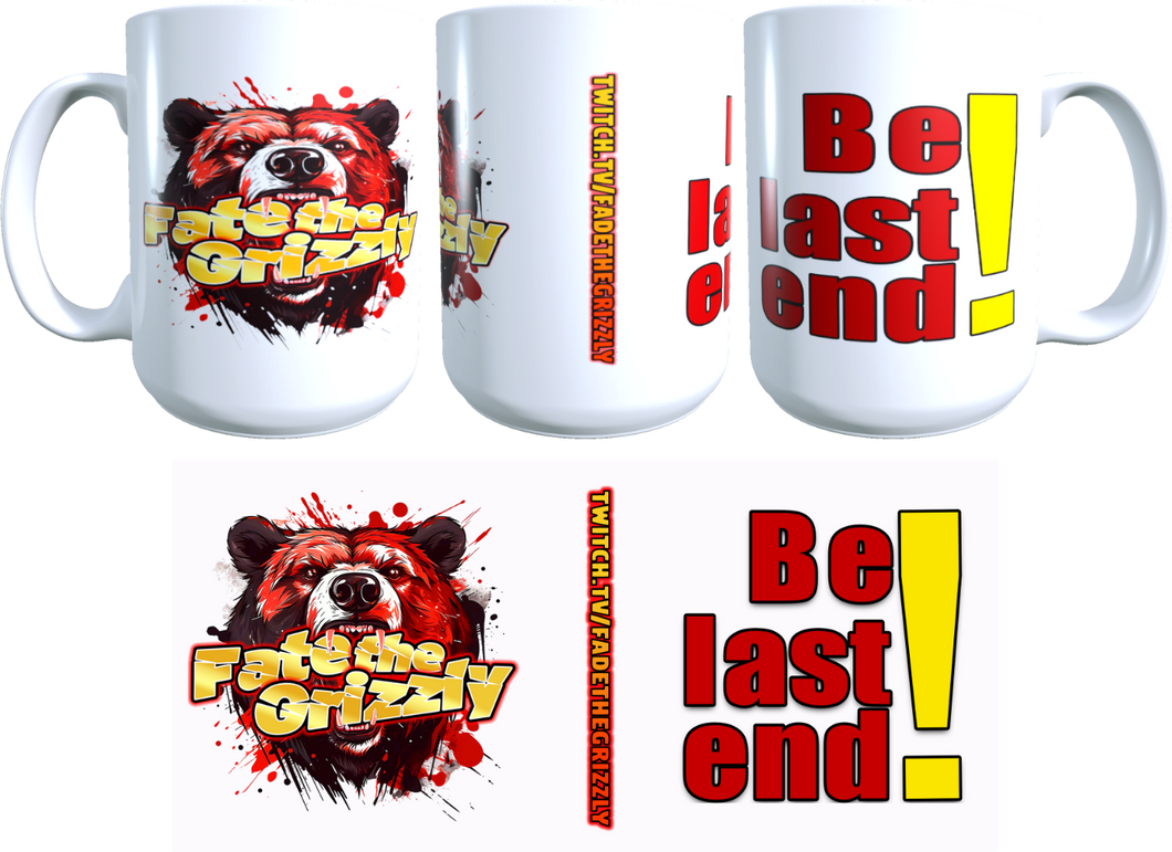 Die FateTheGrizzly Tasse / belastend / XL