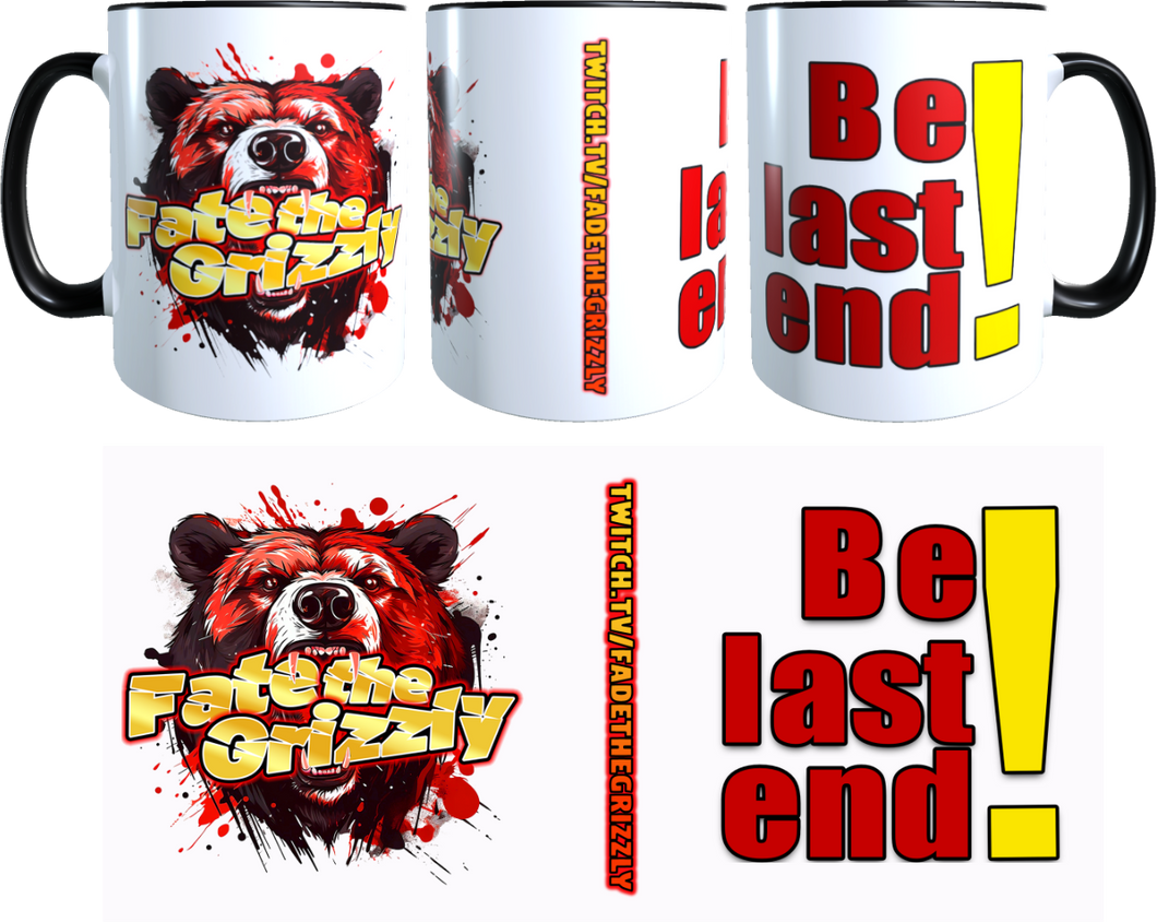 Die FateTheGrizzly Tasse / belastend / Two Tone