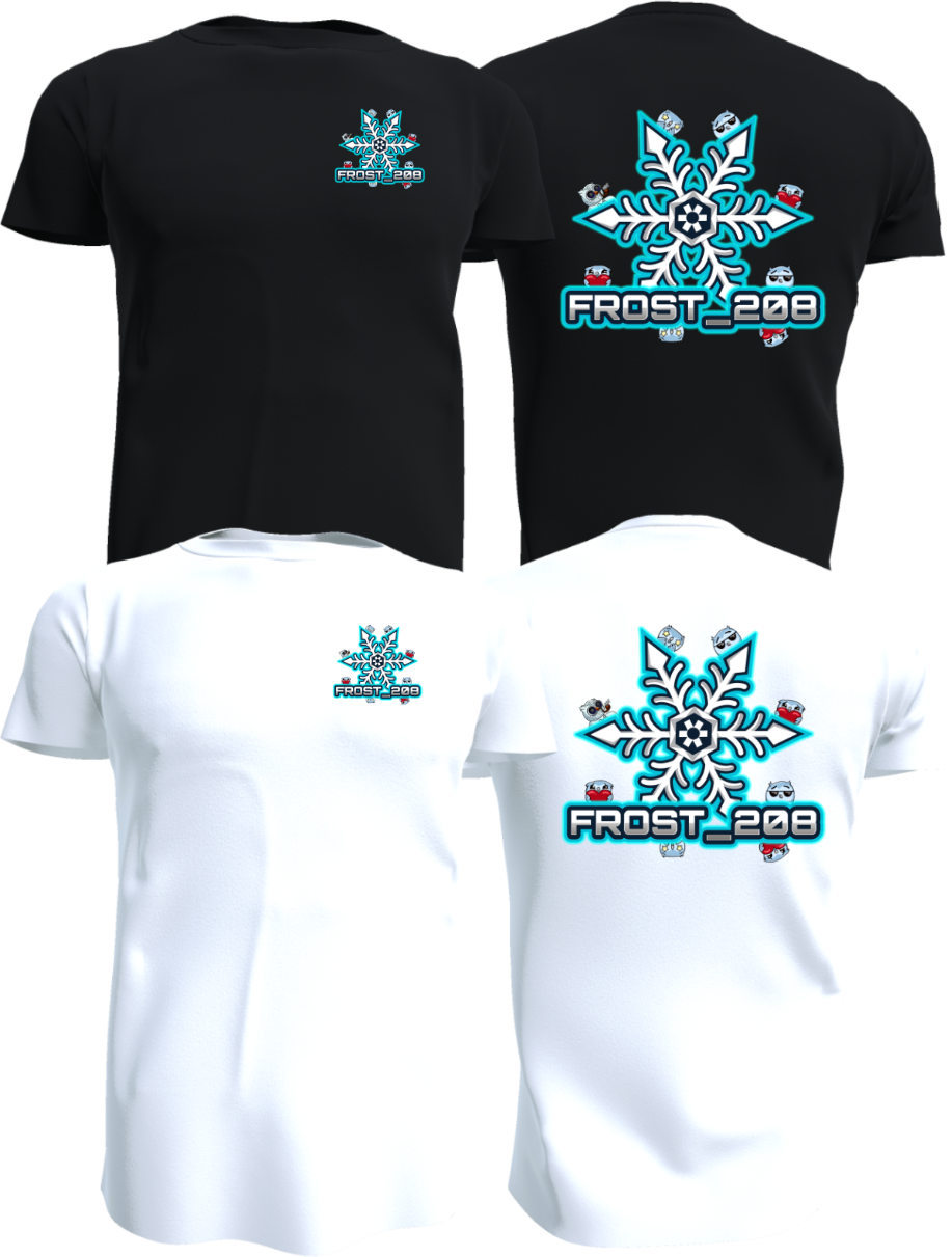 Das Frost_208 Shirt Logo / schwarz oder weiß