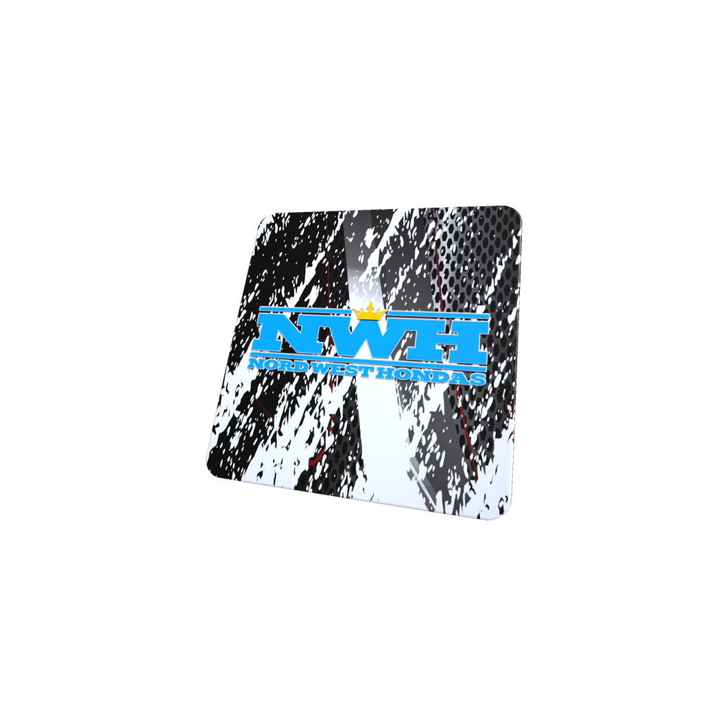 Nord-West-Hondas Untersetzer / blaues Logo