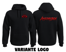 Lade das Bild in den Galerie-Viewer, derWolfpack Hoodie / Logo klein + Schriftzug Rücken / 4 Varianten

