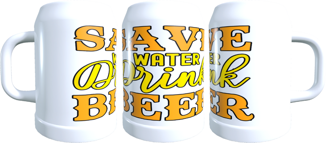 Bierkrug - Save the Water