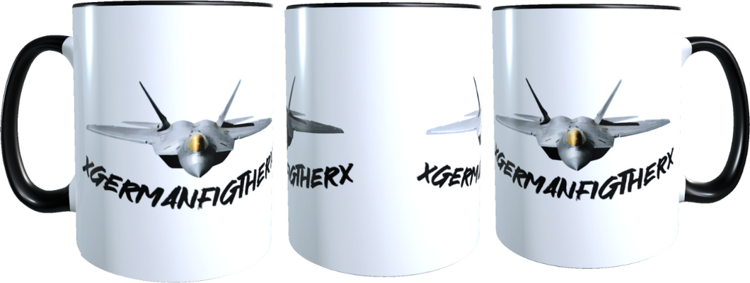 Die XGermanFighterX Tasse / 2 facher Aufdruck