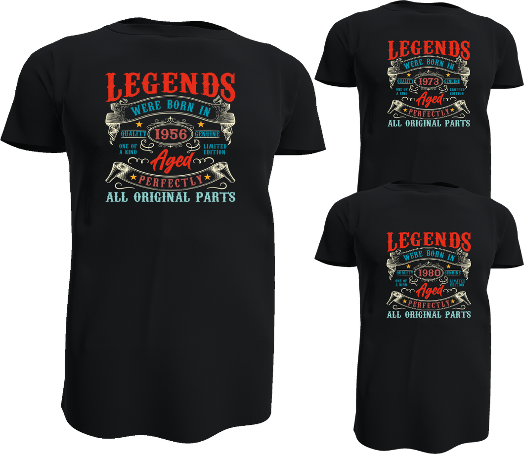 Das Shirt der Legenden / mit Wunschbaujahr